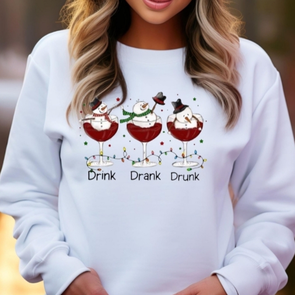 Drink, Drank,Drunk Christmas sweater